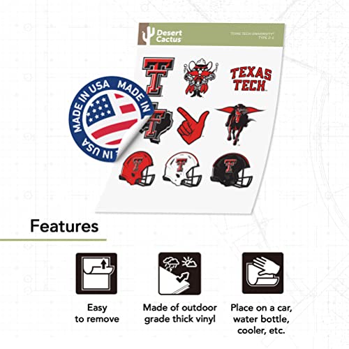 Texas Tech Red Raiders Car Decal - Premium Vinyl Sticker