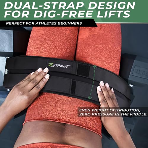 Zytrant Hip Thrust Barbell Pad Belt for Gym - Black, One Size