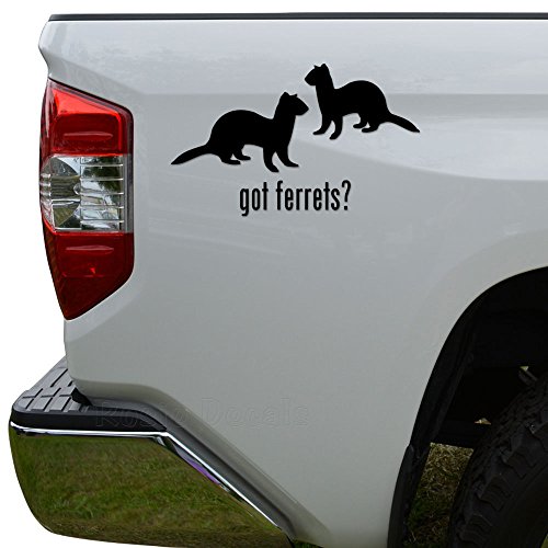 Got Ferrets Vinyl Decal Sticker - 6 Inch Matte Black