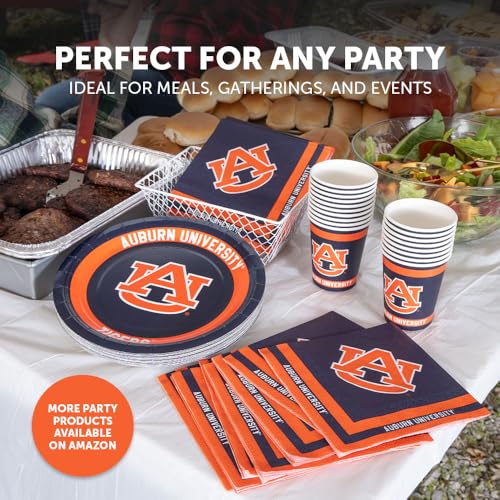 Auburn University Tigers Paper Cups - 20 Count, 9 oz