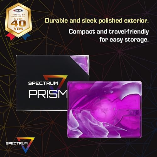 Prism Deck Case - Charoite Purple | Holds 50 Double-Sleeved Cards