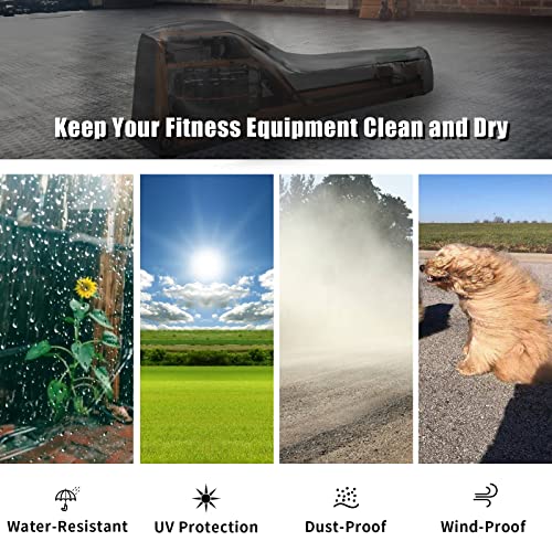 Rowing Machine Cover - Waterproof 95"L x 24"W x 40"H Protective Cover