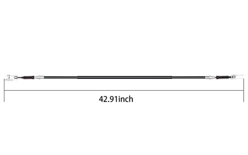 10L0L Golf Cart Brake Cables Fit Club Car DS 1981-1999 Gas & Electric for Both Driver & Passenger Sides, Made with Stainless Steel Core,Replace OEM: 1011125, 1011403, 1016761-01(42" Long)