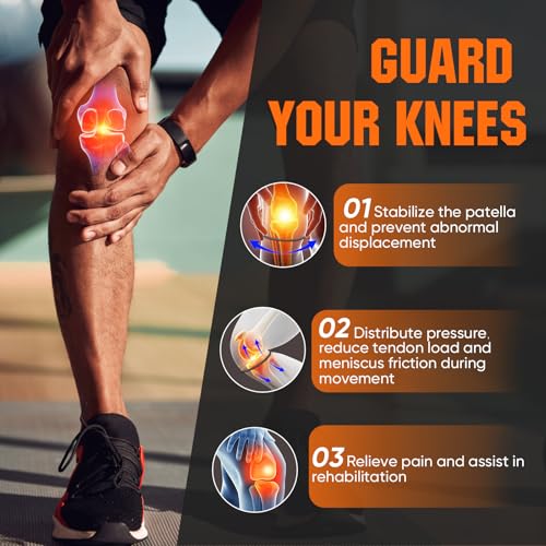Patellar Tendon Support Strap - 6PCS Knee Pain Relief Bands