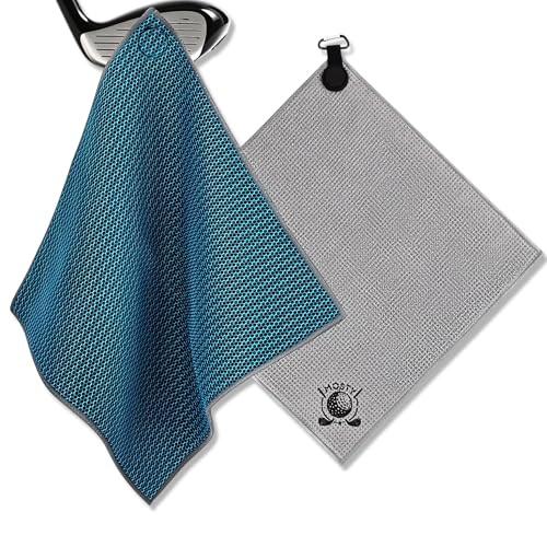 Magnetic Golf Towel - Ultra-Absorbent Microfiber, Green