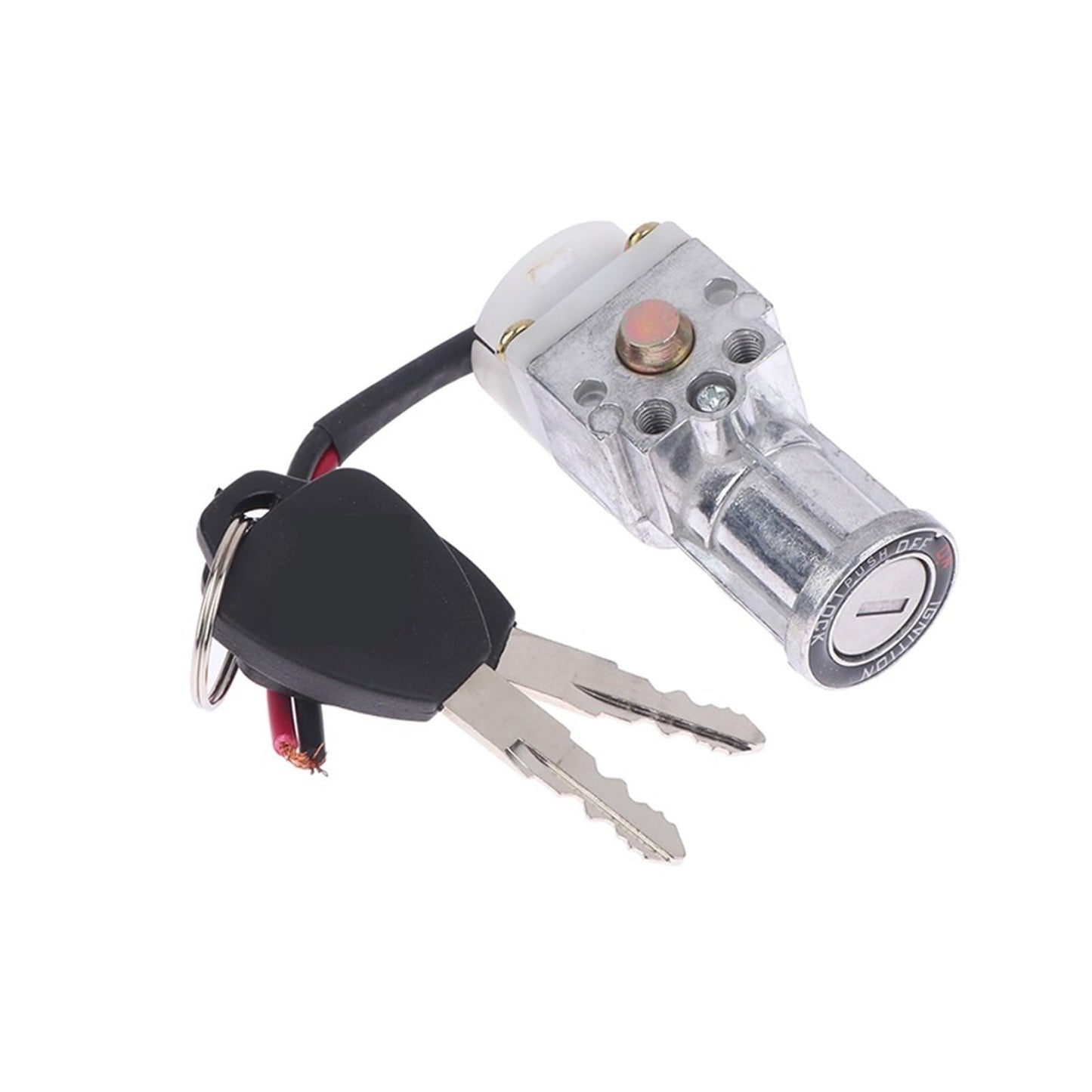 Bigger Head Type Electric Bicycle Ignition On/Off Key Switch Heavy Load E-Bike Li-ion Battery Casing Lock