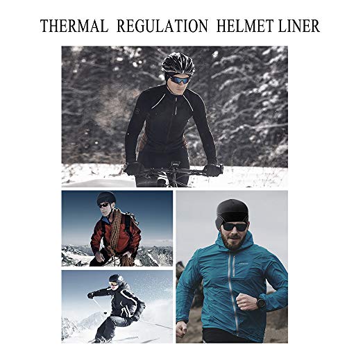 3 Pack Cooling Skull Cap Helmet Liner - Medium / Black, Royal Blue, Grey