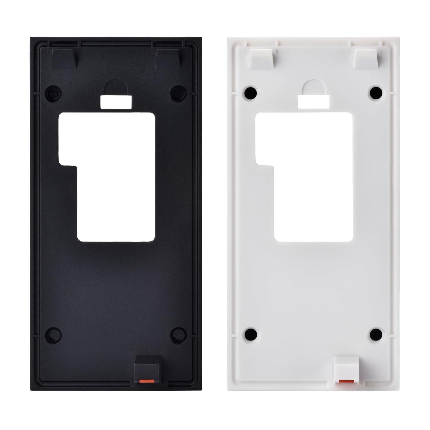 Fansoun Adhesive Video Doorbell Mount for Ring Battery Doorbell(2024 Release) No Drilling Camera Door Mounting Holder Bracket Accessories for Apartments Office Houses (Black)