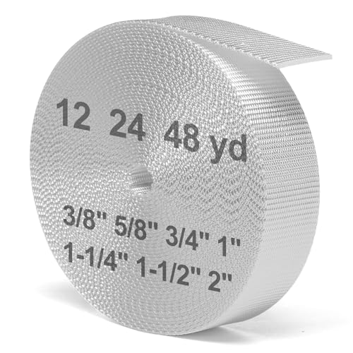 Webbing, Heavy Duty Webbing Straps, Extra Thick Strapping for Outdoor