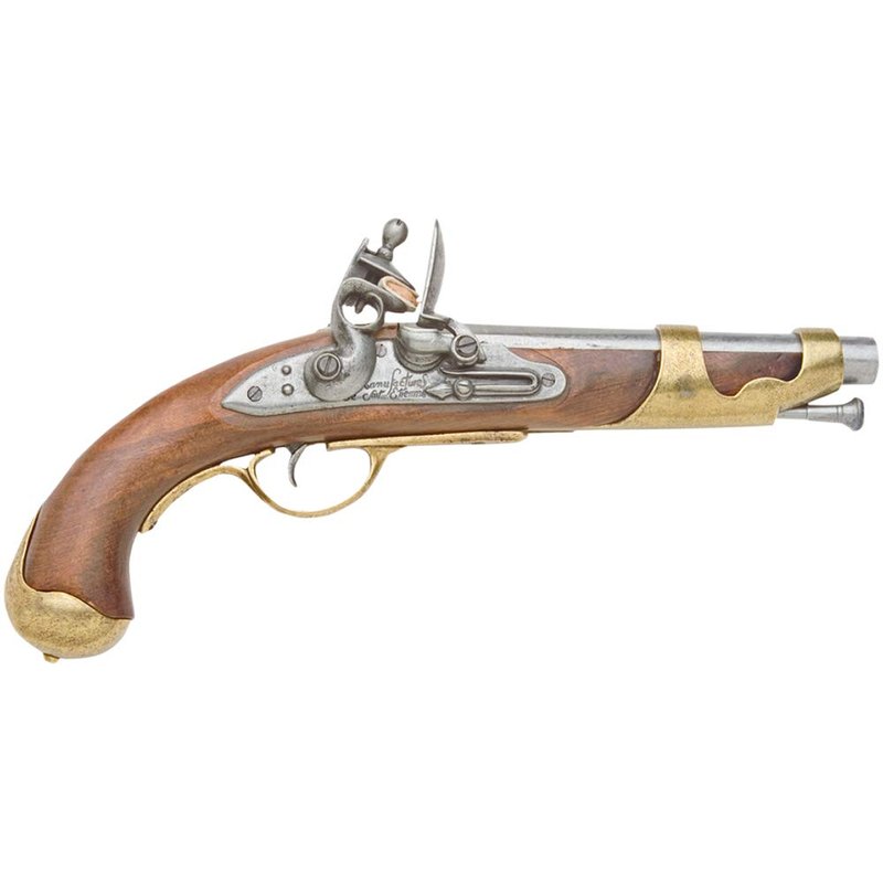 Denix 1800 French Cavalry Flintlock Pistol - Non-Firing Replica