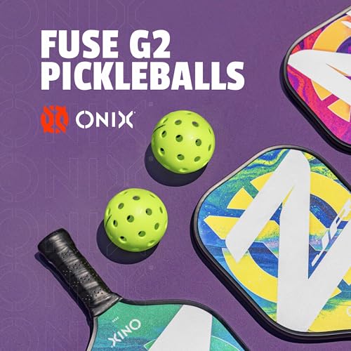 Outdoor Pickleball Balls - Onix Fuse G2 Neon Green, 3 Pack