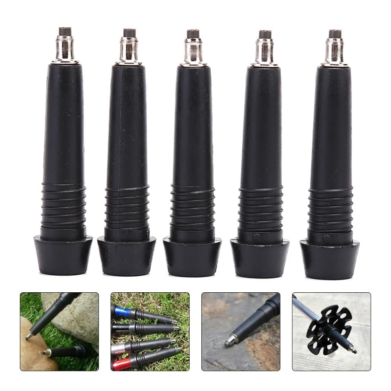 5 Pack Replacement Tips for Hiking Poles - Tungsten Steel
