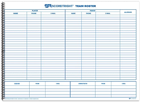 Baseball/Softball Scorebook - 16 Players, 30 Games, Pitch Count