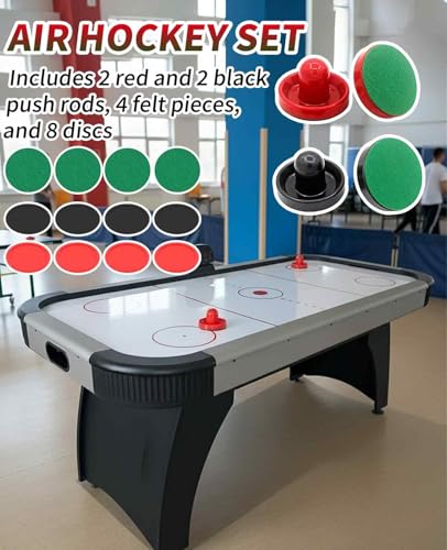 16-Piece Air Hockey Puck and Pusher Set - Durable ABS Accessories