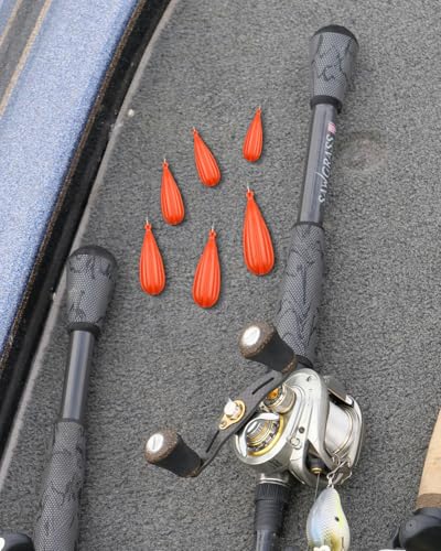 Fishing Practice Plugs - 6 PCS Orange Casting Weights for Kids
