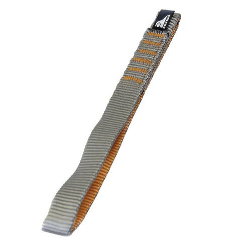 Fusion Climb ProGlide Quickdraw Runner - 5000 lbs Rated Stitched Loop Nylon Webbing 20cm x 1.7cm - Tan/Orange, 20cm