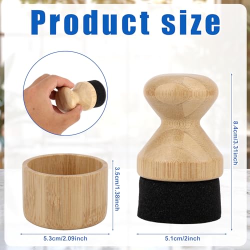 Wood Cutting Board Oil Applicator with Cover, Butcher Block Mineral Brush Tools Gadgets for Kitchen Scrapers Bowls Spoons