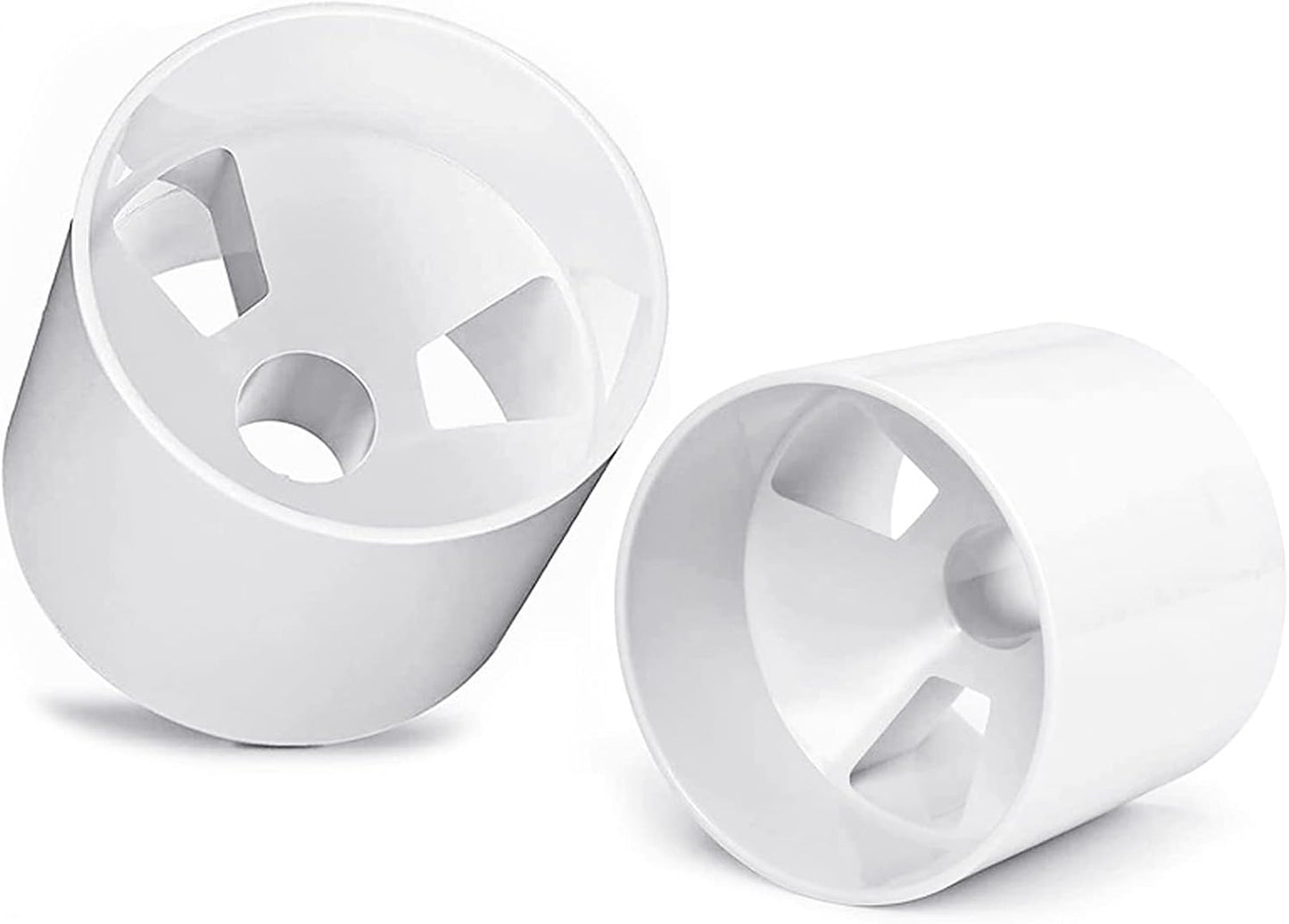 ZLY Golf Hole Cup Set - Durable ABS Ivory White Plastic | Fits PGAL, PGA, USGA Regulations | 4" Depth, 4.25" Diameter