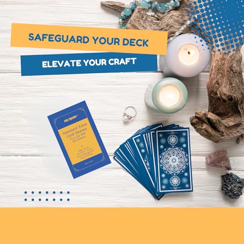 Premium Clear Tarot Card Sleeves – 72x122 mm Protective Sleeves