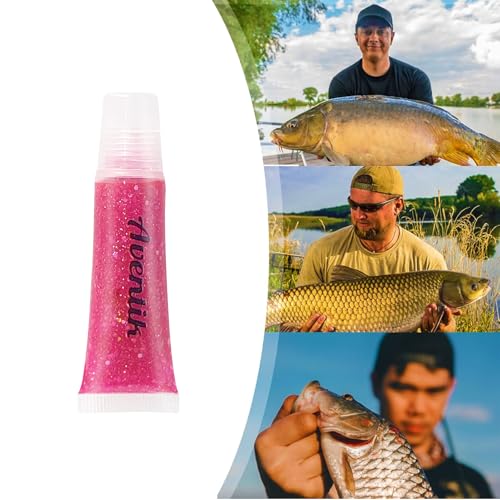 Fish Attractant Gel - Luminous Pink Garlic Scent 10ml x 3