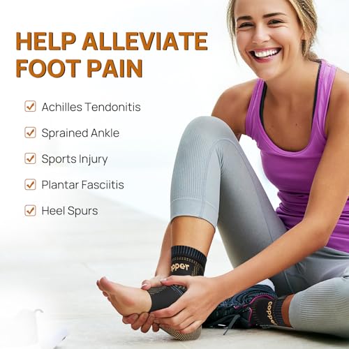 Copper Ankle Brace for Men & Women - Ultra-Breathable Support