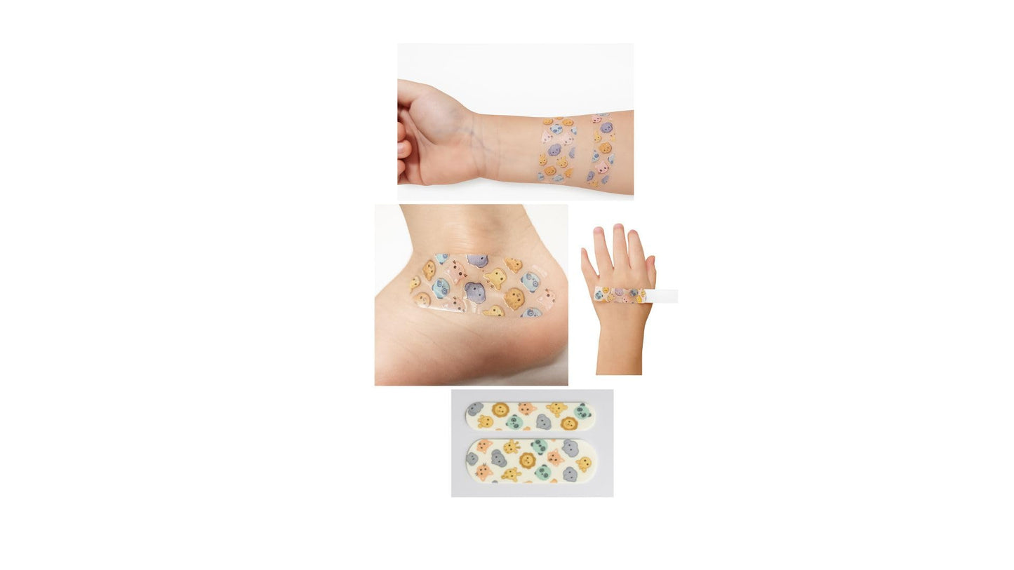 Hydrocolloid Bandage Kids | 3X Faster Healing | Reduces Scarring | Protects Against Germs | Waterproof | 100% Active Surface | Flexible Protection & Wound Care | 20 Pcs