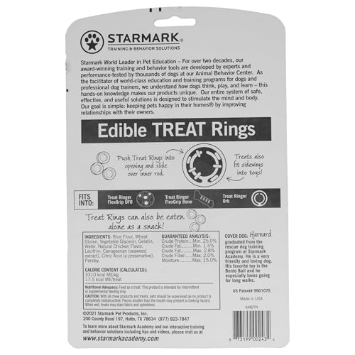 Edible Chicken Treat Rings for Dogs - 16 Count, 2.8 Ounce