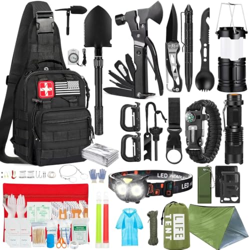 294-Piece Survival Kit with First Aid Gear & Emergency Tools
