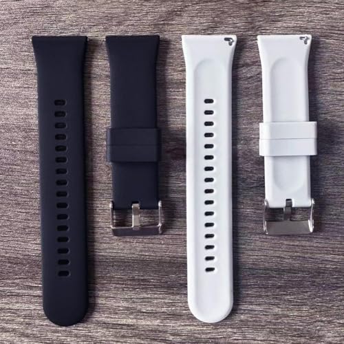 8-Pack Silicone Watch Bands for Mingdaln G28 G20 Smart Watches, Adjustable Replacement Straps