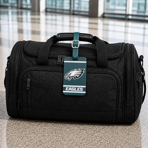 Philadelphia Eagles Golf Bag Tag - Two Piece Set with ID Window
