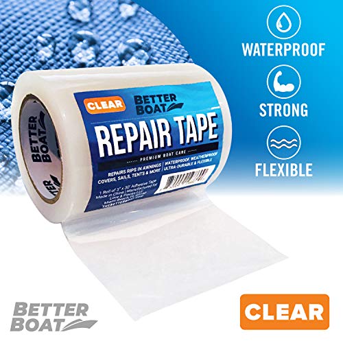 Heavy Duty Waterproof Repair Tape for Fabric & Vinyl - 30ft x 3in