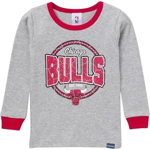 Baby NBA Snug Fit Cotton Pajama Set - Chicago Bulls - 18 Months