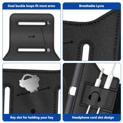 360° Rotatable Phone Armband for 4-6.7 Inch Smartphones