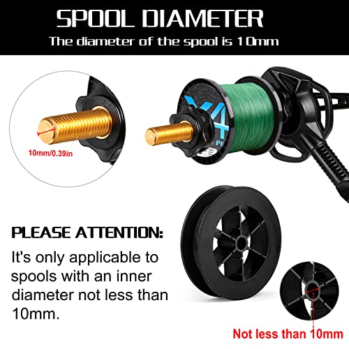 PLUSINNO Table Clamp Fishing Line Spooler for Reels, Line Winder & Unwinder, Versatile for Spinning & Casting Reels