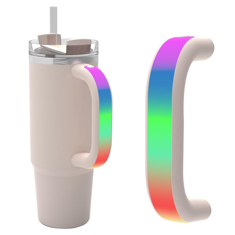BLADOPIA LED Light Up Handle Compatible with Stanley 40oz/30oz, Glow in The Dark Stanley Cup Handle, Tumbler Accessories Use for Outdoor, Party, Home