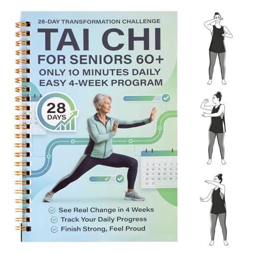 Tai Chi Book for Beginners - 28 Day Morning Plan, Green
