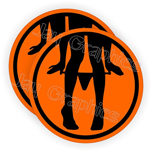 Hard Hat Stickers - Funny Motorcycle Helmet Decals