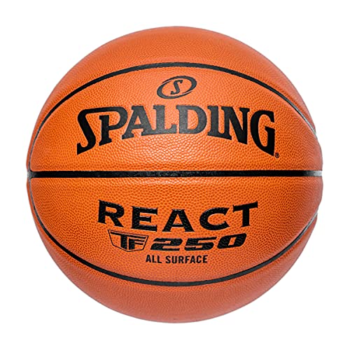 Spalding React TF-250 Size 7 29.5" Indoor-Outdoor Basketball - Orange