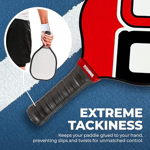 Pickleball Mega Tac Overgrip - Extreme Tacky Grip - White