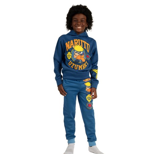 Bioworld Naruto Youth Hoodie and Sweatpant Set Multicolored