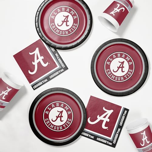 University of Alabama Tailgating Kit - 52 Piece Set for 16