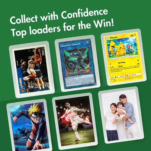 Top Loaders for Cards - 3x4 Inch Protective Card Holders (25 Pack)