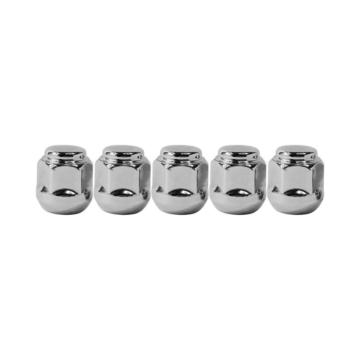 Mysttoo 5PCS M12x1.5 Chrome Wheel Lug Nut Compatible with Honda Accord Civic City CR-V Fit HR-V Insight Element Prelude S2000 CR-Z Acura Legend Integra MDX ILX RSX TL TLX NSX