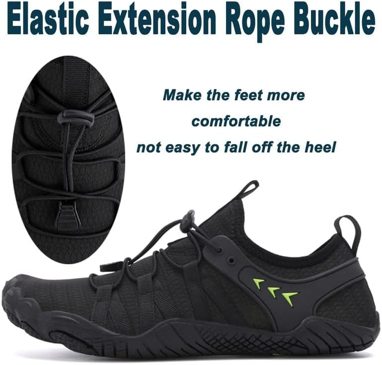 Skiennix Water Shoes - Quick Dry Barefoot Aqua Shoes for Men & Women | Ideal for Beach, Pool & River Activities