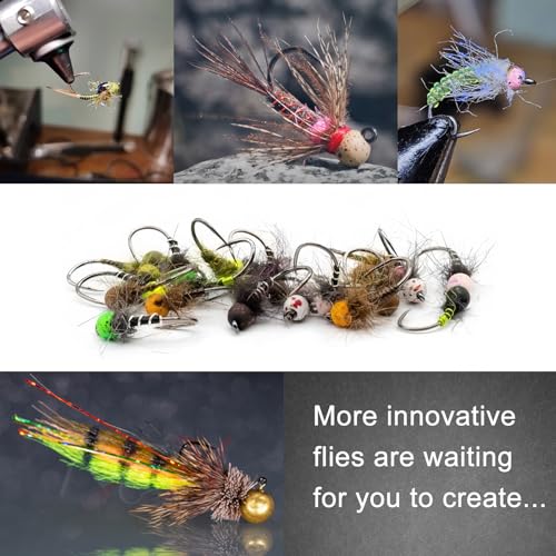 Tactical Tungsten Slotted Beads for Fly Tying - 2.5mm Pink/Black - 25pcs