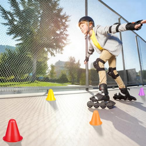 24 Pack Mini Cones - 3.15 Inch Sports Training Kit - Colors