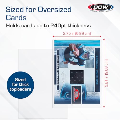 Thick Trading Card Sleeves - 240pt Protective Polypropylene - 100 Pack