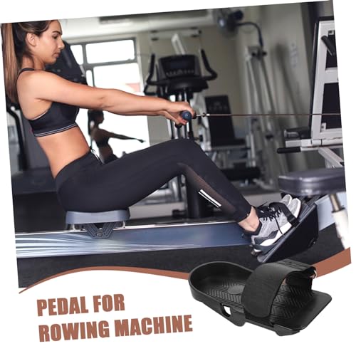 Adjustable Rowing Machine Pedals - Anti-Skid Replacement Foot Pedals