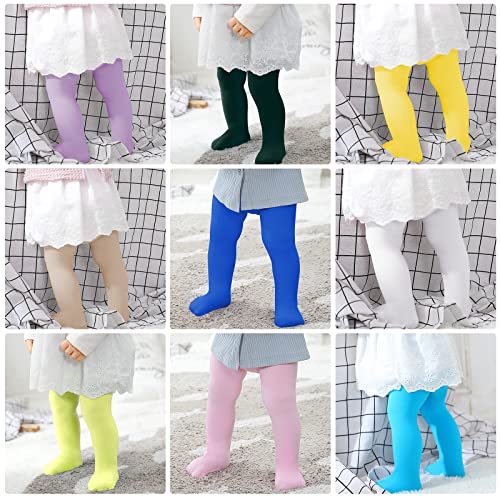 Girls Ballet Dance Tights for Toddler 1-3T - Fluorescent Green