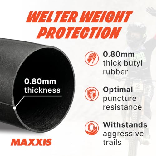 700c Heavy Duty Bike Tube - 700x33-50mm with 48mm Schrader Valve